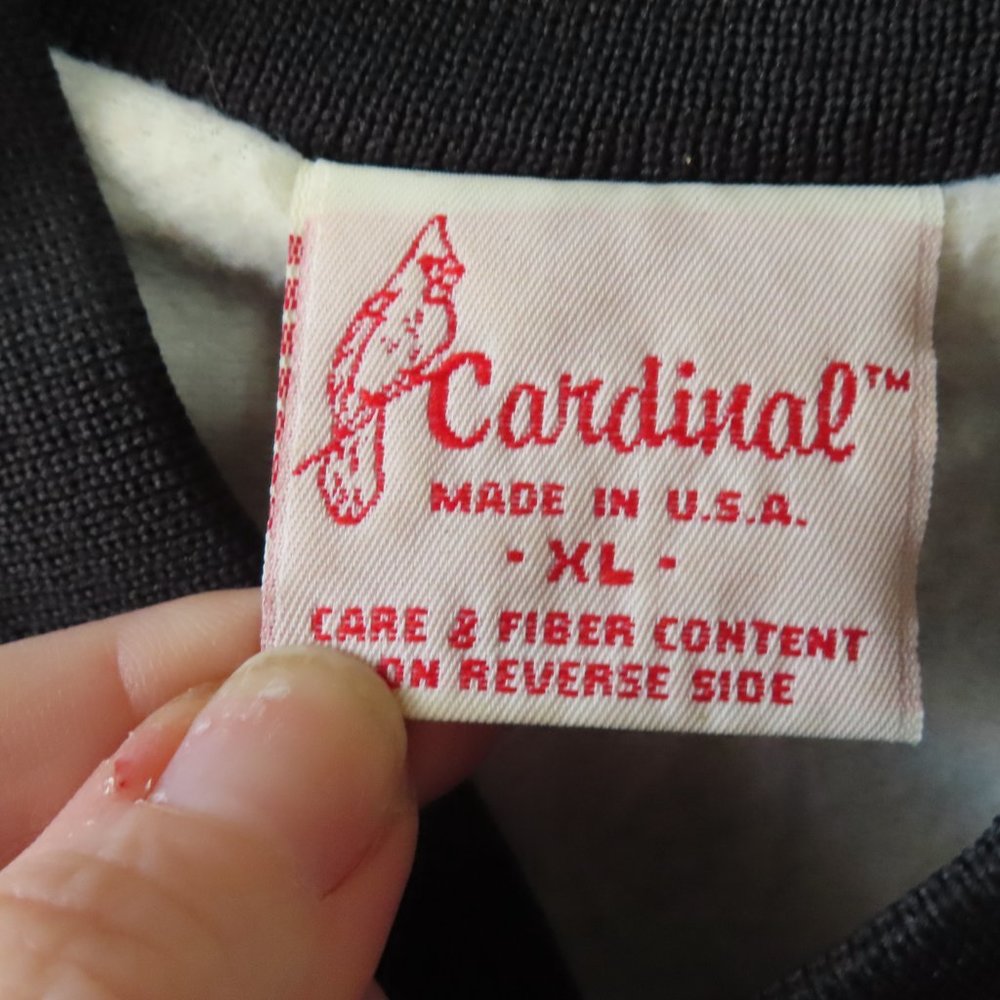 Men's Vintage Cardinal Hill's Coal and Trucking lightweight jacket coat sz XL - Picture 4 of 14